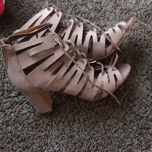 Strapped heels